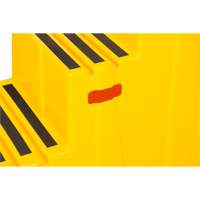 Industrial Step Stool, 3 Steps, 34-13/16" x 22-7/16" x 28-1/2" High Helyx Safety & Industrial Supplies