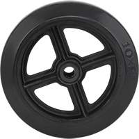Roue en caoutchouc moul&eacute;, 10" (254 mm) dia. x 2" (50,8 mm) la, Capacit&eacute; de 948 lb (430 kg) Helyx Safety & Industrial Supplies