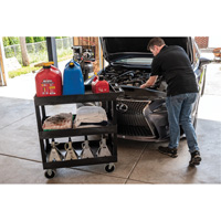 R&acirc;telier mobile, 3 tiers, 35-1/4" x 37-1/4" x 18", Capacit&eacute; 375 lb Helyx Safety & Industrial Supplies