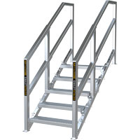 3-5 Step Telescopic Aluminum Smart Stairs Helyx Safety & Industrial Supplies