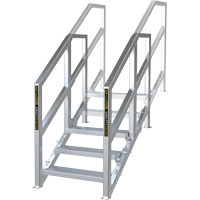 3-5 Step Telescopic Aluminum Smart Stairs Helyx Safety & Industrial Supplies