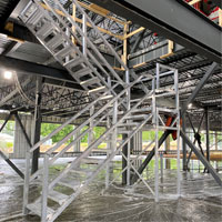 3-5 Step Telescopic Aluminum Smart Stairs Helyx Safety & Industrial Supplies
