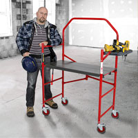 Buildman Portable Scaffold, 40-5/8" D x 4' H Helyx Safety & Industrial Supplies