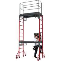 Buildman Baker Drywall Scaffold, 31" D x 6' H Helyx Safety & Industrial Supplies