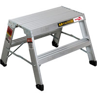 Portable Work-Stand Saw Horse, Aluminum Frame, 12-1/4" D x 24" H Helyx Safety & Industrial Supplies