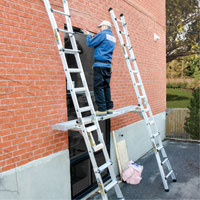 Planche de travail t&eacute;lescopique, 204" la x 12" pr, Capacit&eacute; de 250 lb, D&eacute;mont&eacute; Helyx Safety & Industrial Supplies