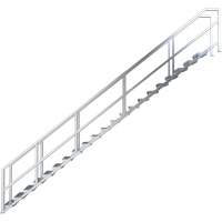 SmartStairs 17-21 Steps Modular Construction Stair System, 157-1/2" H Helyx Safety & Industrial Supplies