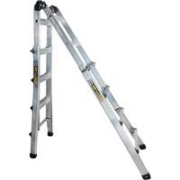 &eacute;chelle t&eacute;lescopique multifonction, Aluminium, 300 lb, CSA calibre 1A Helyx Safety & Industrial Supplies