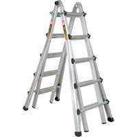 &eacute;chelle t&eacute;lescopique multifonction, Aluminium, 300 lb, CSA calibre 1A Helyx Safety & Industrial Supplies
