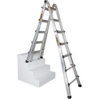 &eacute;chelle t&eacute;lescopique multifonction, Aluminium, 300 lb, CSA calibre 1A Helyx Safety & Industrial Supplies
