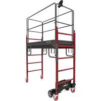 Complete Motorized Buildman 6' Baker Scaffold Kit, 31" D x 118-3/4" H Helyx Safety & Industrial Supplies
