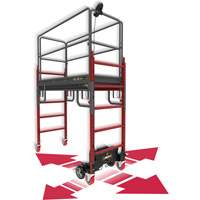 Complete Motorized Buildman 6' Baker Scaffold Kit, 31" D x 118-3/4" H Helyx Safety & Industrial Supplies