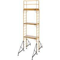 Complete 18' Drywall  Baker Scaffold Tower Set, 122" D x 236" H Helyx Safety & Industrial Supplies