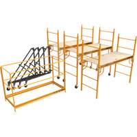 Complete 18' Drywall  Baker Scaffold Tower Set, 122" D x 236" H Helyx Safety & Industrial Supplies