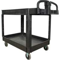 Chariot utilitaire, 2 tiers, 25-5/8" x 33-1/2" x 43-3/4", Capacit&eacute; 550 lb Helyx Safety & Industrial Supplies