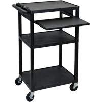 Chariot utilitaire &eacute;lectrique, 3 tiers, 24" x 42" x 18", Capacit&eacute; 300 lb Helyx Safety & Industrial Supplies