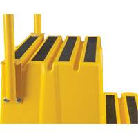 Industrial Step Stool, 4 Steps, 44" x 22-1/4" x 65-1/8" High Helyx Safety & Industrial Supplies