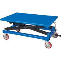 Table &eacute;l&eacute;vatrice manuelle &agrave; ciseaux, 37-3/8" lo x 23-5/8" la, Acier, Capacit&eacute; 660 lb Helyx Safety & Industrial Supplies