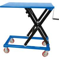 Table &eacute;l&eacute;vatrice manuelle &agrave; ciseaux, 37-3/8" lo x 23-5/8" la, Acier, Capacit&eacute; 660 lb Helyx Safety & Industrial Supplies