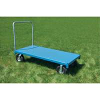 Heavy-Duty Platform Truck, 48" L x 24" W, 1200 lbs. Capacity, Flat Free Casters Helyx Safety & Industrial Supplies
