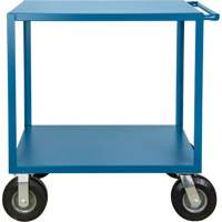  Chariot &agrave; tablettes pour l'ext&eacute;rieur, 2 Tiers, 18" la x 39" h x 33" p, Capacit&eacute; 1200 lb Helyx Safety & Industrial Supplies