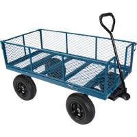 Wagon with Drop Sides, 24" W x 48" L, 800 lbs. Capacity Helyx Safety & Industrial Supplies