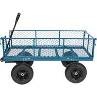 Wagon with Drop Sides, 24" W x 48" L, 800 lbs. Capacity Helyx Safety & Industrial Supplies