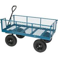 Wagon with Drop Sides, 24" W x 48" L, 800 lbs. Capacity Helyx Safety & Industrial Supplies