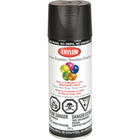 Laque industrielle Acryli-Quik, Noir, Semi-mat, 12 oz, Canette a&eacute;rosol Helyx Safety & Industrial Supplies