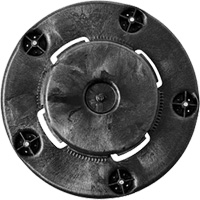 Brute&reg; Dolly, Polyethylene, Black, Fits: 20 - 55 US Gal. Helyx Safety & Industrial Supplies