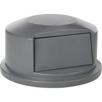 Round Brute&reg; Tops, Dome Lid, Plastic/Polyethylene, Fits Container Size: 24" Dia. Helyx Safety & Industrial Supplies