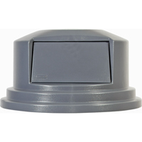 Round Brute&reg; Tops, Dome Lid, Plastic/Polyethylene, Fits Container Size: 26-1/2" Dia. Helyx Safety & Industrial Supplies