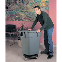 Square BRUTE&reg; Dollies, Polyethylene, Black Helyx Safety & Industrial Supplies