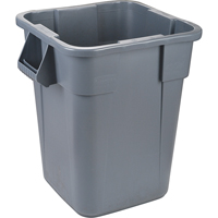 Contenants carr&eacute;s Brute, Poly&eacute;thyl&egrave;ne, 40 gal. US Helyx Safety & Industrial Supplies