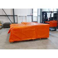 B&acirc;ches isol&eacute;es, Poly&eacute;thyl&egrave;ne, Orange, 20' x 12' x 8 mils Helyx Safety & Industrial Supplies