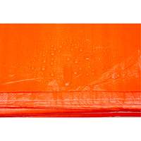 B&acirc;ches isol&eacute;es, Poly&eacute;thyl&egrave;ne, Orange, 20' x 12' x 8 mils Helyx Safety & Industrial Supplies