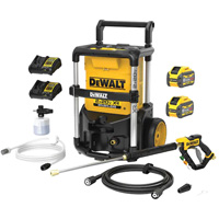 Ensemble de laveuse &agrave; pression avec moteur sans balai 2X20V MAX*, avec FLEXVOLT, &agrave; pile, 1600 PSI, 1,2 gal./min Helyx Safety & Industrial Supplies