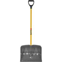 High Capacity Mountain Mover Snow Shovel, Polypropylene Blade, 19" Wide, D-Grip Handle Helyx Safety & Industrial Supplies