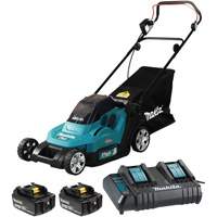 36V 5.0 Ah LXT Lawn Mower Kit, Push Walk-Behind, Battery Powered, 17" Cutting Width Helyx Safety & Industrial Supplies