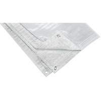 B&acirc;che isol&eacute;e, Poly&eacute;thyl&egrave;ne, Blanc, 20' x 12' x 8 mils Helyx Safety & Industrial Supplies