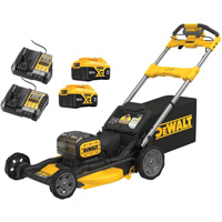 2X20V MAX* XR&reg; 21 in. Brushless Cordless RWD Lawn Mower Kit, Self-Propelled Walk-Behind, Battery Powered, 21" Cutting Width Helyx Safety & Industrial Supplies