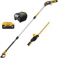 Ensemble scie d'&eacute;lagage et taille-haies sur perche sans fil au lithium-ion MAX Helyx Safety & Industrial Supplies