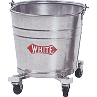 Steel Mop Buckets, 6.5 US Gal. (26 qt.) Capacity Helyx Safety & Industrial Supplies