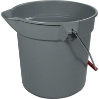 Brute&reg; Bucket, 2.5 US Gal. (10 qt.) Capacity, Grey Helyx Safety & Industrial Supplies