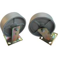 Conteneurs autobasculeurs en acier - ensemble de roulettes pour conteneurs Helyx Safety & Industrial Supplies