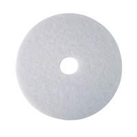 Floor Pad, 17", Polish, White Helyx Safety & Industrial Supplies