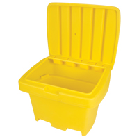 Contenant de rangement robuste pour l'ext&eacute;rieure pour sel et sable, 30" x 24" x 24", 5,5 pi³, Jaune Helyx Safety & Industrial Supplies