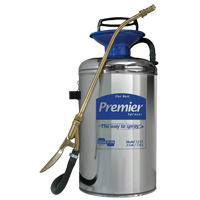 Vaporisateur professionnel s&eacute;rie premi&egrave;re qualit&eacute;, 2 gal. (7,6 L), Acier inoxydable, Lance de 12" Helyx Safety & Industrial Supplies