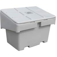 Salt Sand Container SOS, With Hasp, 42" x 29" x 30", 11 cu. Ft., Grey Helyx Safety & Industrial Supplies