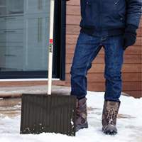 Nordic Snow Shovel, Polypropylene Blade, 17-3/4" Wide, D-Grip Handle Helyx Safety & Industrial Supplies